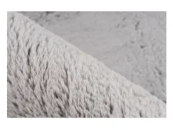 Meublorama Alfombra 170x120cm, diseño E009Y color plata - Confort y elegancia para su interior Plateado Best