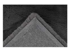 Best Meublorama Alfombra 170x120cm, diseño E009Y color grafito - Confort y elegancia para su interior. Gris antracita