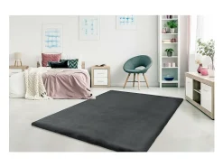 Meublorama Alfombra De Salón|Alfombra Infantil-Alfombra 330x240cm, diseño H008N color grafito - Confort y elegancia para su interior Gris antracita