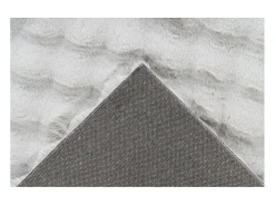 Best Meublorama Alfombra 150x80cm, diseño H008Y en color plata - Confort y elegancia para su interior Gris