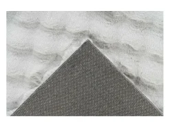 Best Meublorama Alfombra 150x80cm, diseño H008Y en color plata - Confort y elegancia para su interior Gris
