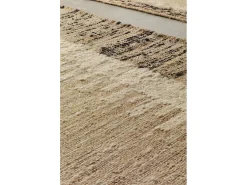 Outlet Alfombra yute lana y algodón 120 cm diam. Beige