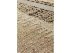 Alfombra De Salón-Alfombra yute lana y algodón 180x240 cm Beige