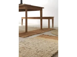 Best Alfombra yute y lana 150x210 cm Marru00f3n