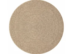 Discount Alfombra ZIZUR apariencia de yute interior y exterior 160 cm ES20165 Marru00f3n