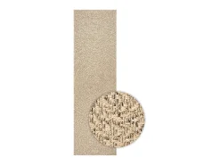 Clicnbuy Alfombra ZIZUR apariencia de yute interior y exterior 80x250 cm Marru00f3n Sale