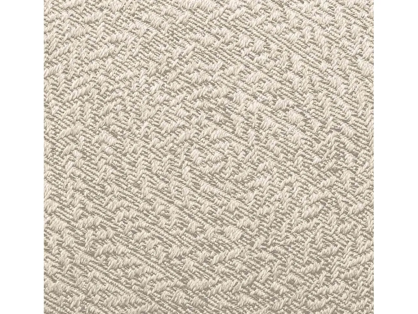 Alfombra De Cocina-Alfombra ZIZUR color crema 120x170 cm efecto yute interior y exterior Blanco