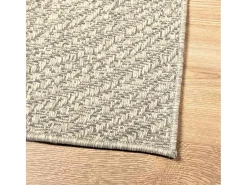 Alfombra ZIZUR color crema 200x290 cm efecto yute interior y exterior Blanco Sale
