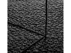 Alfombra De Cocina-Alfombra ZIZUR 200x290 cm aspecto yute interior exterior Gris
