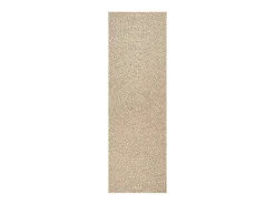 Alfombra ZIZUR 80x200 cm efecto yute para interior y exterior Marru00f3n