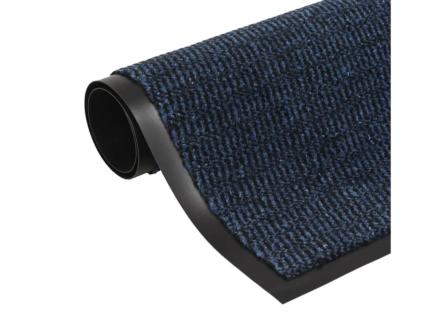 Alfombras de entrada rectangulares de nudo 2 uds 90x150 cm ES330252 Azul Best