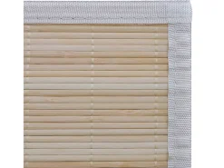 Online Alfombras rectangulares Bambú natural 4 piezas 120x180 cm Beige