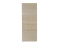 Discount Alfombras rectangulares de bambú natural 2 unidades 120x180 cm ES22121 Beige