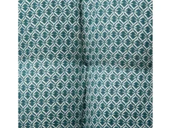 New Atmosphera Alfombrilla con borlas Azul verdoso