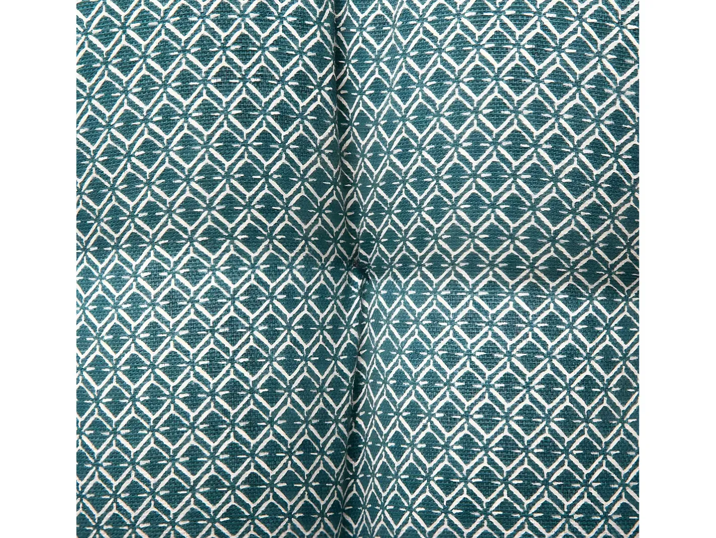 New Atmosphera Alfombrilla con borlas Azul verdoso