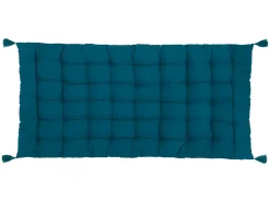 New Atmosphera Alfombrilla con borlas Azul verdoso