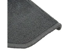 MCW Alfombrilla para escalones -G49 (juego de 15), media caña, Gris Online
