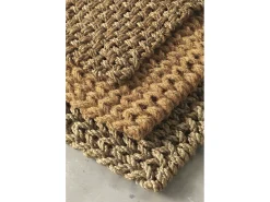 Alfombrilla yute 45x75 cm Marru00f3n