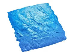 Alfombra De Salón-Almohadilla de Estampado para Hormigón SucceBuy, 61 x 61 cm, Piel Texturizada en Poliuretano Azul