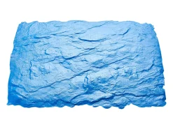 Alfombra De Salón-Almohadilla de Estampado para Hormigón SucceBuy, 61 x 61 cm, Piel Texturizada en Poliuretano Azul