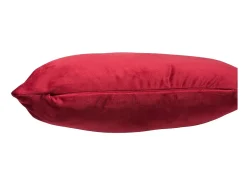 Clearance J-Line Almohadón cuadrado terciopelo 45x45 cm Rojo