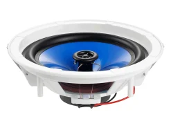 Plafón-Altavoces de Techo SucceBuy Lote de 2 50 Vatios 20cm, Montaje Empotrado, Sistema de Altavoces Empotrados en Techo y Pared Blanco