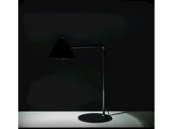 Homemania Lámpara De Mesa-Antares - Lámpara de mesa LED de metal Negro