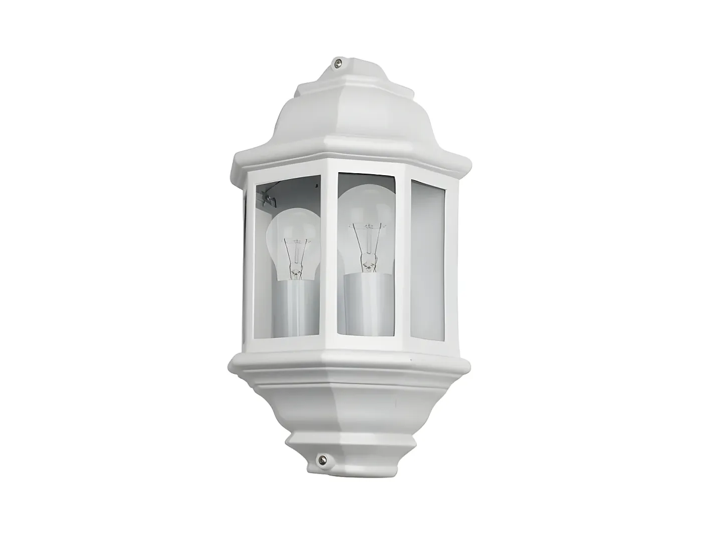 AKUNADECOR Iluminación Exterior-Aplique Exterior Dos Luces Shaula Ip44 Blanco