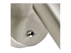 Aplique Para Pared-Aplique a pared modelo Antia acabado niquel satinado, 14cm(alto) 10cm(ancho) 23cm (fondo) Gris