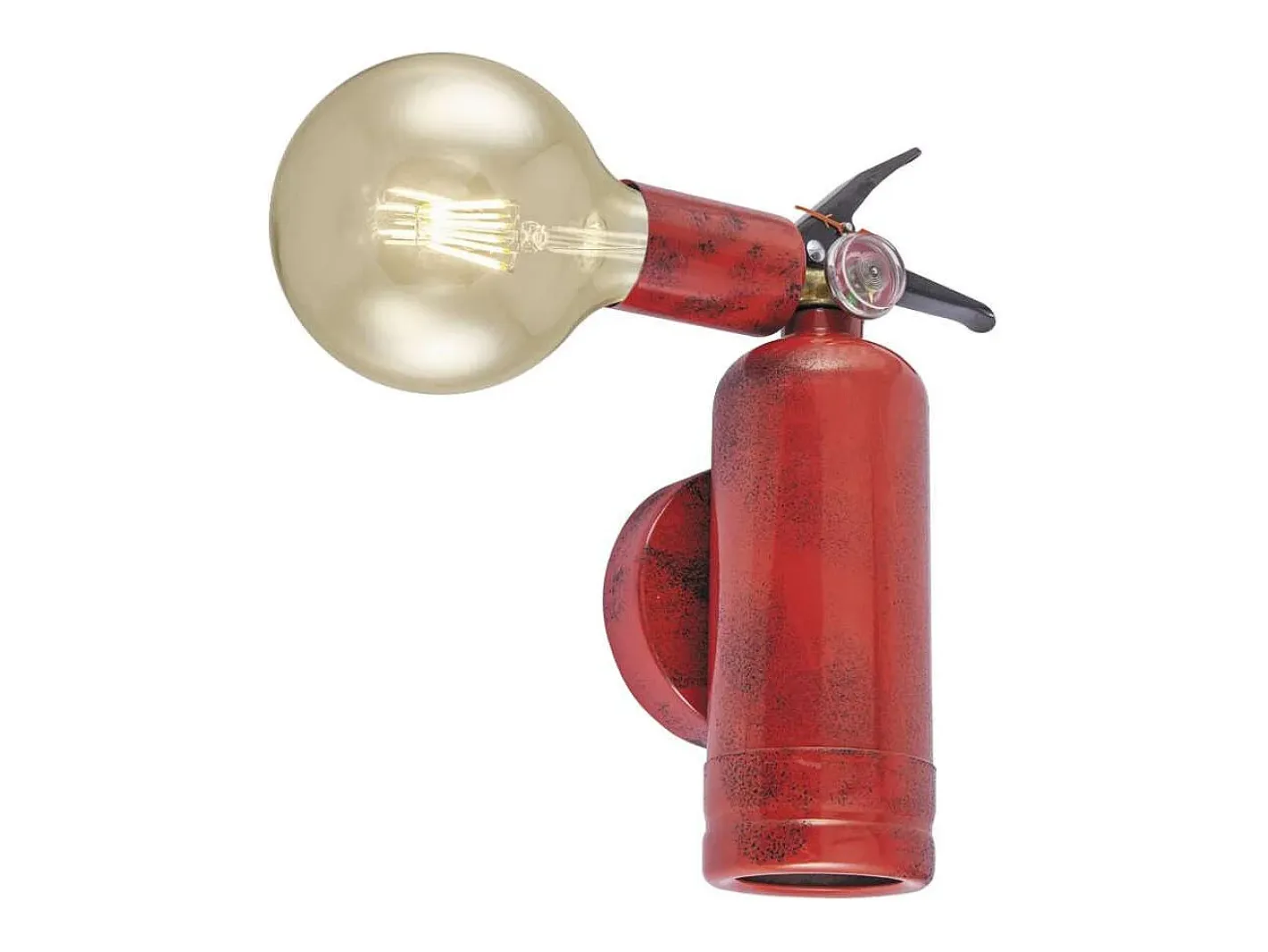 Hot Aplique a pared modelo Harry acabado 26 cm(alto) 11 cm(ancho) 16 cm(fondo Rojo