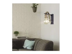 Hot Aplique a pared Poto acabado cuerda 18 cm(alto)5 cm(ancho)18 cm(fondo) Marru00f3n