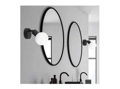 Aplique a pared Vera mate, 8 cm(alto)8 cm(ancho)16 cm(largo) Negro Online