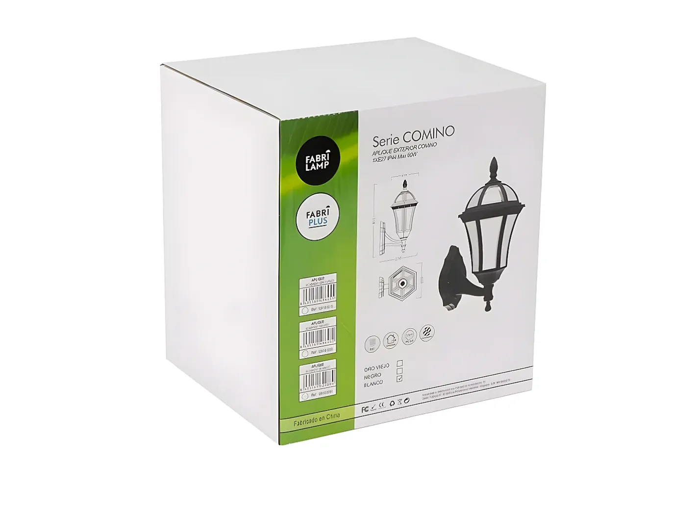 AKUNADECOR Iluminación Exterior-Aplique Clasico Para Exterior Comino Blanco