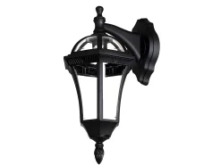 AKUNADECOR Aplique Comino Ip44 En Policarbonato Negro