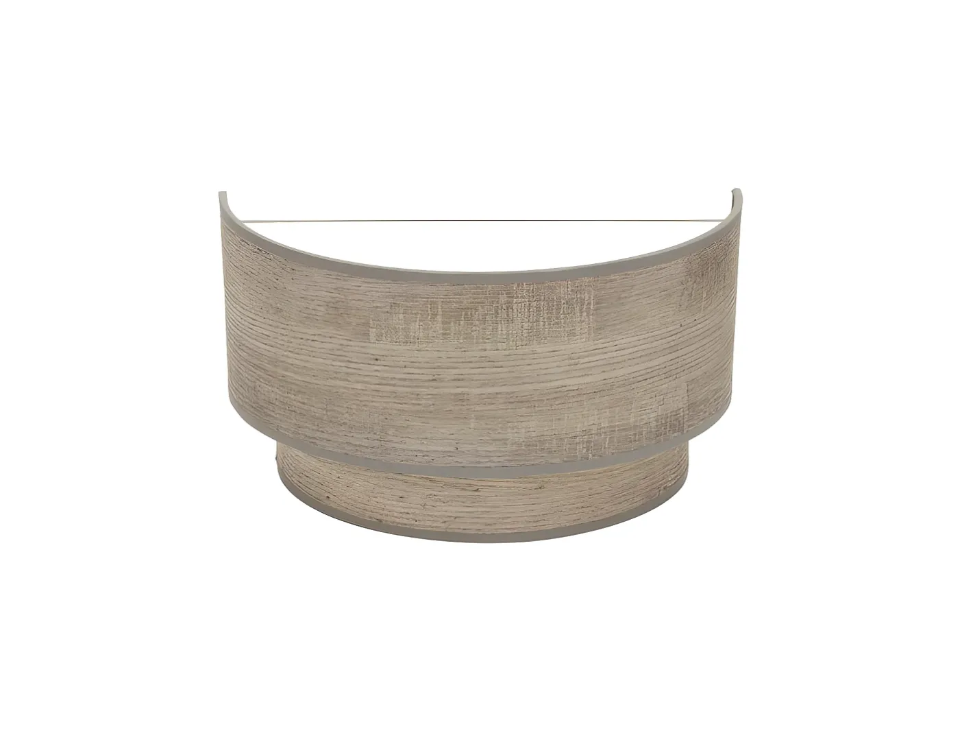 Online AKUNADECOR Aplique Con Detalle En Color Gris Modelo Doble Smile Madera Marru00f3n