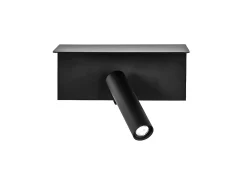 Discount AKUNADECOR Aplique Con Foco Orientable Modelo Leonardo En Con Usb Negro
