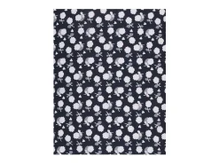 Sauthon Aplique Para Pared-Aplique de algodón azul marino Azul oscuro
