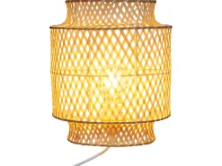 Atmosphera Aplique Para Pared-Aplique de bambú Ø 23 cm Beige