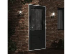 Best Aplique de exterior con sensor acero inoxidable ES761358 Negro