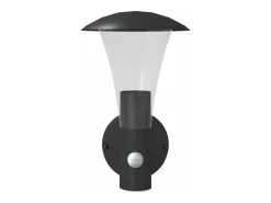 Best Aplique de exterior con sensor acero inoxidable ES761358 Negro