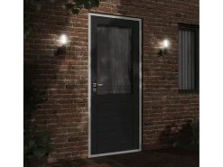 Outlet Aplique de exterior de acero inoxidable ES914190 Negro