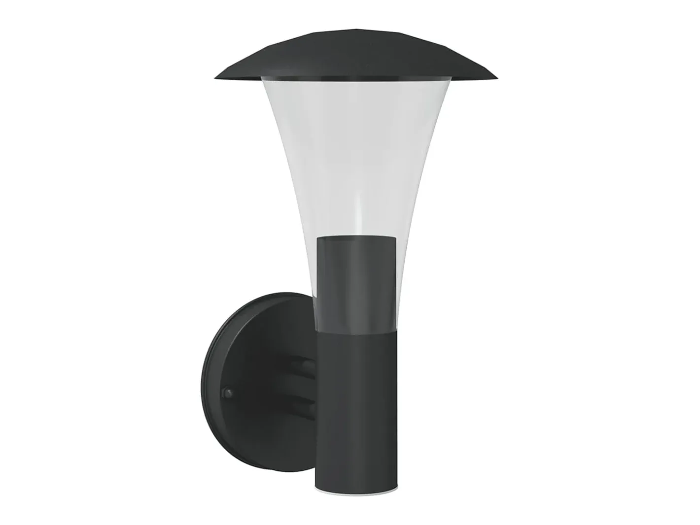 Outlet Aplique de exterior de acero inoxidable ES914190 Negro