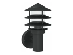 New Aplique de exterior de acero inoxidable ES864724 Negro