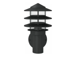New Aplique de exterior de acero inoxidable ES864724 Negro