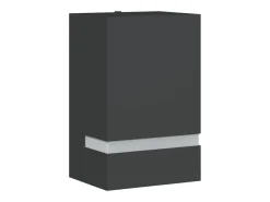 Aplique Para Pared-Aplique de exterior de acero inoxidable ES932531 Negro