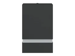 Aplique Para Pared-Aplique de exterior de acero inoxidable ES932531 Negro