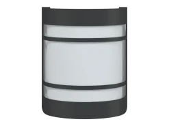 Aplique Para Pared-Aplique de exterior de acero inoxidable ES373257 Negro
