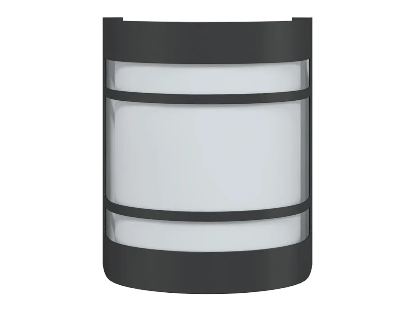 Aplique Para Pared-Aplique de exterior de acero inoxidable ES373257 Negro