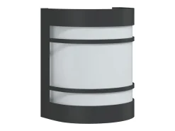 Aplique Para Pared-Aplique de exterior de acero inoxidable ES373257 Negro