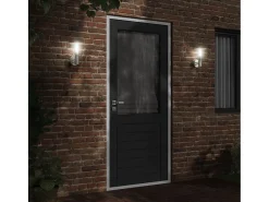 Aplique Para Pared-Aplique de exterior de acero inoxidable ES334320 Plateado